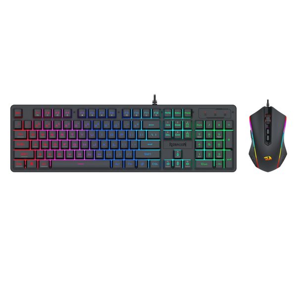 S107 RGB Gaming Essentials Wired Gaming Keyboard and Mouse Bundle