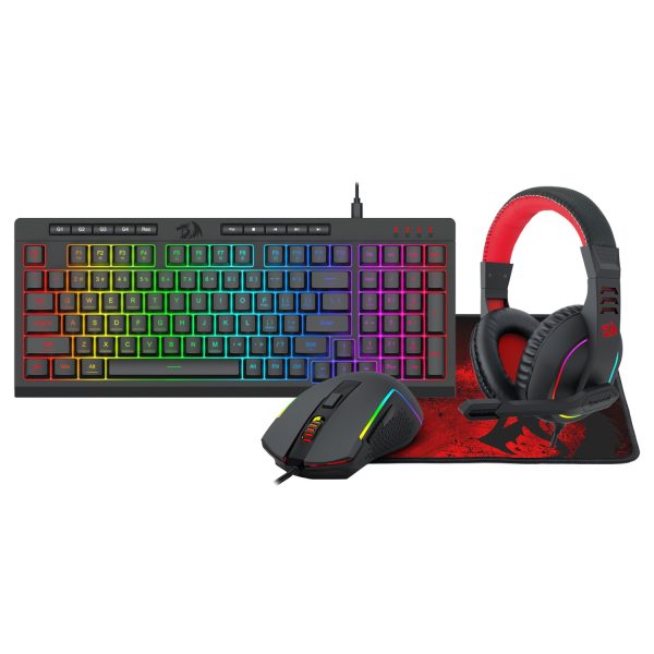 4-in-1 Keyboard | Mouse | Mousepad | RGB Headset Gaming Combo