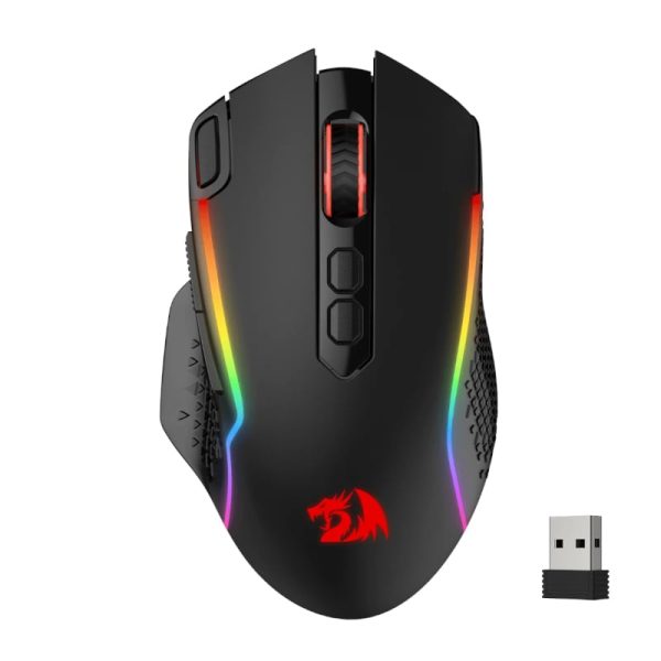 Taipan Pro 10000DPI RGB Wireless Gaming Mouse - Black