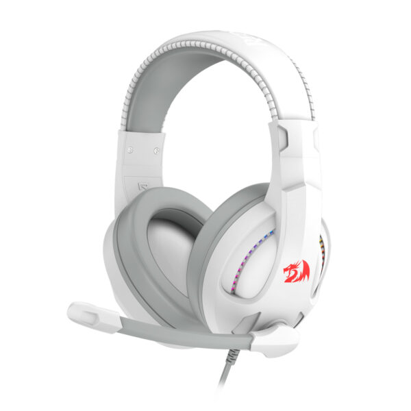 H211 CRONUS Surround Sound RGB Wired Gaming Headset – White