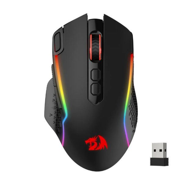 Taipan Pro 10000DPI RGB Wireless Gaming Mouse - Black