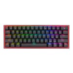 K616 FIZZ Pro 61-Key RGB Mechanical Gaming Keyboard – Black (60%, RGB, Wireless/Wired, Hot-Swappable)
