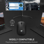 BM-2892 1200 DPI Wired Optical Mouse – Black - Image 13