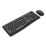 BS-7367-A Wireless Keyboard and Mouse Combo - Black - Image 2