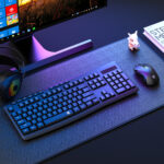 BS-7367-A Wireless Keyboard and Mouse Combo - Black - Image 5