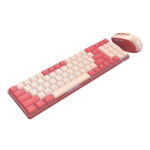 BS8772 Wireless Keyboard and Mouse Combo - Red/Pink - Image 3