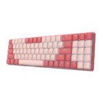 BS8772 Wireless Keyboard and Mouse Combo - Red/Pink - Image 5