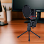 SEYFERT 3.5mm Aux Gaming Mic and Tripod - Black - Image 4