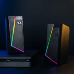 2.0 Satellite Speaker ANVIL 2 x 3W RGB USB|Aux Gaming Speaker - Black - Image 6