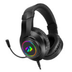 Over-Ear HYLAS Aux (Mic and Headset)|USB (Power Only)
RGB Gaming Headset - Black - Image 2