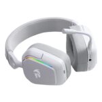 H868 RGB Wireless Gaming Headset - White - Image 2