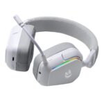 H868 RGB Wireless Gaming Headset - White - Image 3