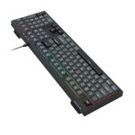 CRUX Membrane Gaming Keyboard - Black - Image 4