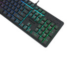 K521 Upgrade Rainbow LED 104-Key Membrane Gaming Keyboard - Image 6