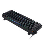 DRACONIC PRO Mechanical 61 Key|Bluetooth 5.0|RGB 9 Colour Modes|Rechargable Battery|Type-C Charging Cable Gaming Keyboard - Black - Image 3