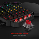 Diti Elite Pro One-Handed RGB Wireless Mechanical Gaming Keyboard - Black - Image 5