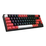 Castor Pro 68Key Wireless Red|Black|White KeyCap Bluetooth RGB Red Switch - Black|Red - Image 2