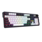 K762WB-RGB-PRO LCD Full-size Gasket Mechanical Keyboard - Black