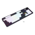 K762WB-RGB-PRO LCD Full-size Gasket Mechanical Keyboard - Black - Image 2