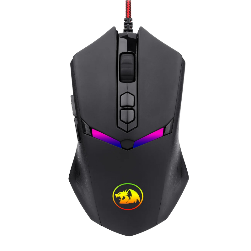 RD-M602-1_wr_01a NEMEANLION 2 7200DPI Gaming Mouse - Black - Image 1