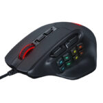 Aatrox 6200DP RGB MMO Gaming Mouse - Black - Image 2