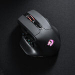 Aatrox Wireless 6200DP RGB MMO Gaming Mouse - Black - Image 3