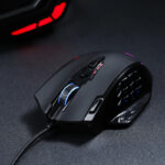 IMPACT 12400DPI MMO Gaming Mouse - Black - Image 9