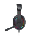 Over-Ear ARES Aux RGB Gaming Headset - Black - Image 6