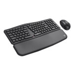 BS7161 2.4G Wireless Keyboard and Mouse Combo - Black - Image 2