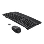 BS7161 2.4G Wireless Keyboard and Mouse Combo - Black - Image 5