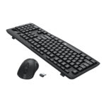 BS-7367-A Wireless Keyboard and Mouse Combo - Black - Image 4