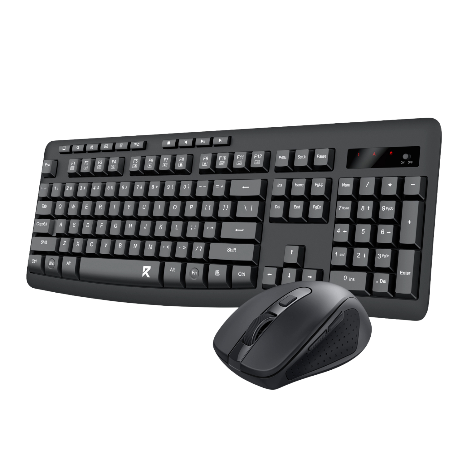 RD-BS-7367-B-_REDRAGON-Wrlss-Keyboard-and-Mouse-Combo-Black_wr_08 BS-7367-B Wireless Office Keyboard and Mouse Combo - Black - Image 1