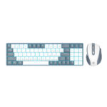 BS8772 Wireless Keyboard and Mouse Combo - Grey/White