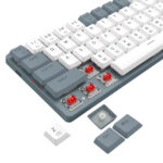 BS8772 Wireless Keyboard and Mouse Combo - Grey/White - Image 6