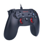 SATURN Wired X/D-input(Digital/Analog) PC Controller Black