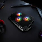 Dual USB 3 Fan RGB Gaming Notebook Stand - Image 5
