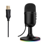 GM303 PULSAR Gaming Stream Microphone - Black - Image 4