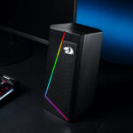 2.0 Satellite Speaker ANVIL 2 x 3W RGB USB|Aux Gaming Speaker - Black - Image 5