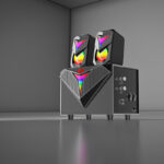 2.1 Satellite Speaker TOCCATA RGB 11W Gaming Speaker - Black - Image 7