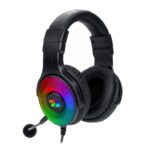 Over-Ear PANDORA USB (Power Only)|Aux (Mic and Headset) RGB Gaming Headset - Black - Image 3