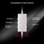 Over-Ear AURORA Gaming Headset - White - Image 5