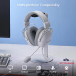 Over-Ear AURORA Gaming Headset - White - Image 4