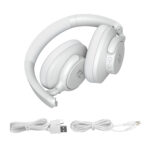 H610 VIBECORE ANC Bluetooth Wireless Over-ear Headphones – White - Image 7
