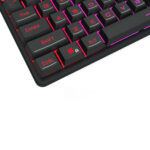 K521 Upgrade Rainbow LED 104-Key Membrane Gaming Keyboard - Image 5