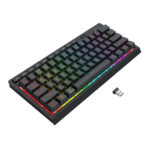 SHIVA K522 PRO RGB Wireless Gaming Keyboard- Black - Image 5