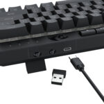 SHIVA K522 PRO RGB Wireless Gaming Keyboard- Black - Image 8