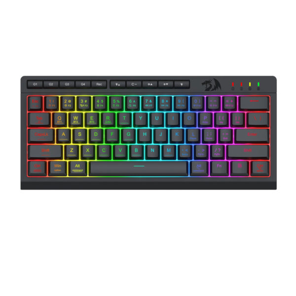 SHIVA K522 PRO RGB Wireless Gaming Keyboard- Black