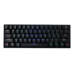 DRACONIC PRO Mechanical 61 Key|Bluetooth 5.0|RGB 9 Colour Modes|Rechargable Battery|Type-C Charging Cable Gaming Keyboard - Black