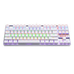 KUMARA Mechanical 87 Key|RGB Backlit Gaming Keyboard - White - Image 3