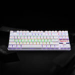KUMARA Mechanical 87 Key|RGB Backlit Gaming Keyboard - White - Image 6